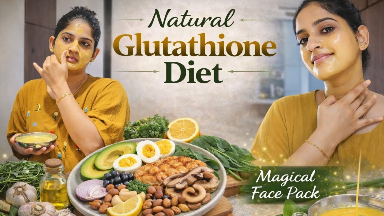 വീട്ടിൽ തന്നെ ഉണ്ടാക്കാം Natural Glutathione ✨ തിളങ്ങുന്ന ചർമ്മത്തിന് | Skin Care at Home 