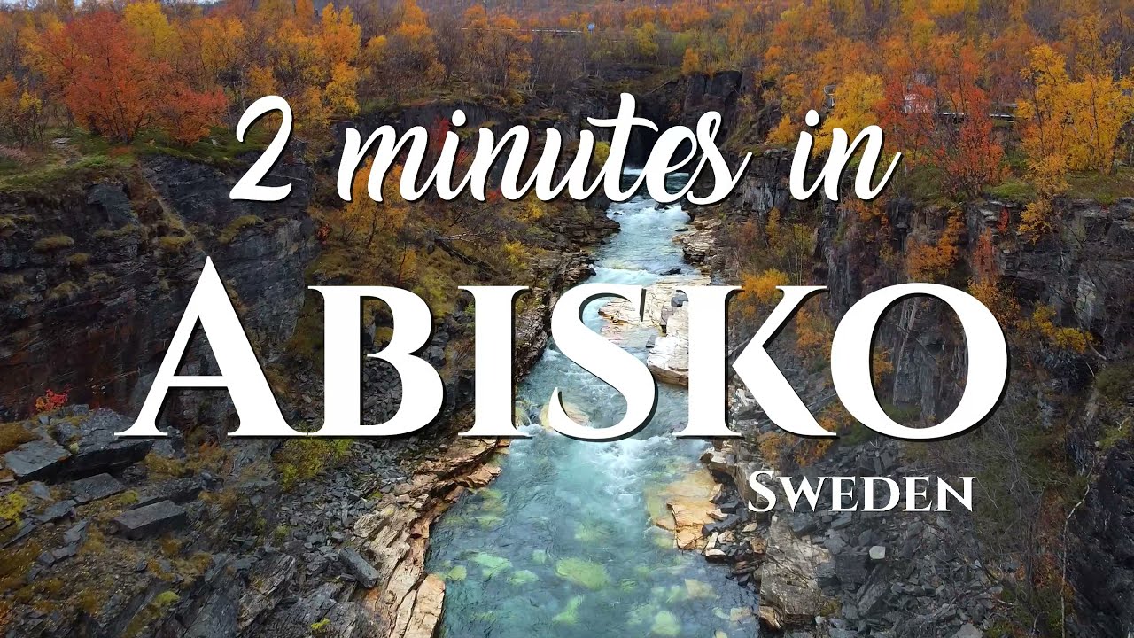 2 minutes in Abisko, Sweden  | Drone Video 2K