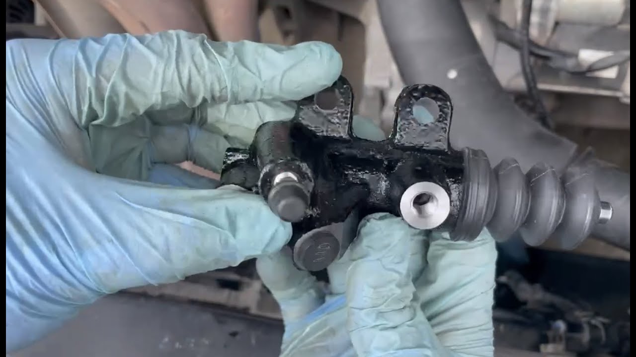 How to slave and clutch master cylinder on a First Gen Scion tC Part 1!