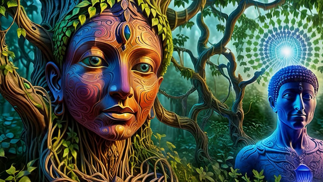 Psychedelic Trance - Magic Mushroom Trippy / Psytrance Hallucinations mix 2024 (AI Graphic Visuals)