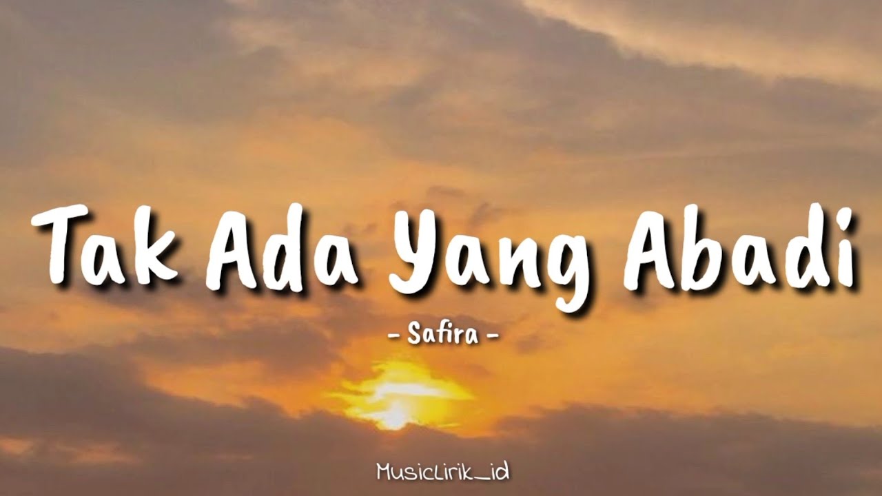 Tak Ada Yang Abadi - Cover by Safira (Lirik Lagu viral tiktok)