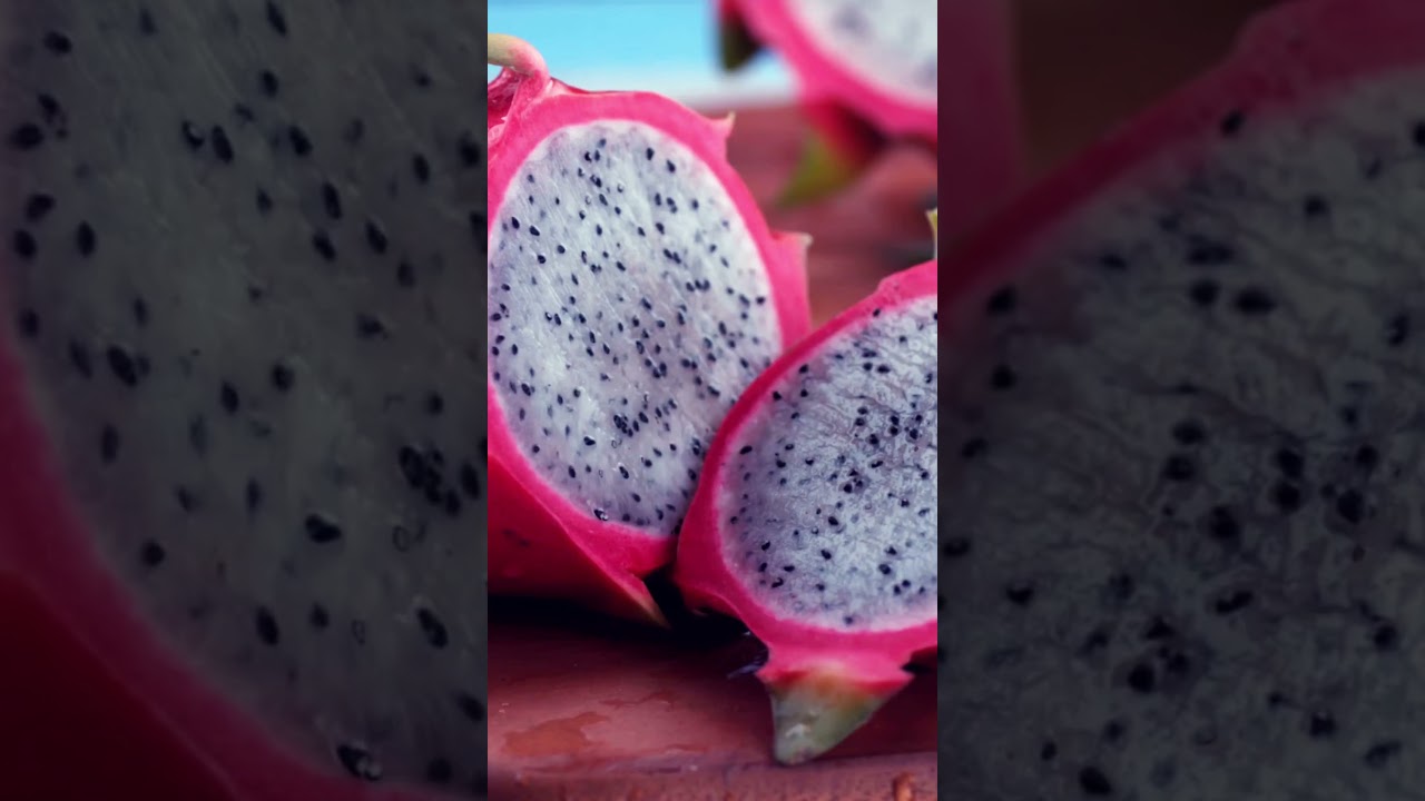 The Exotic Beauty of Dragon Fruit That Captivates Everyone #fruitlover #tropicalfruit #freshfruit