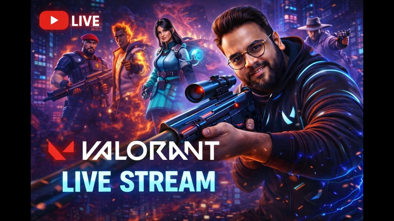 🔥 VALORANT LIVE STREAM | OPERATOR PLAYS | NEW LOOK | SPACETIME 🔥