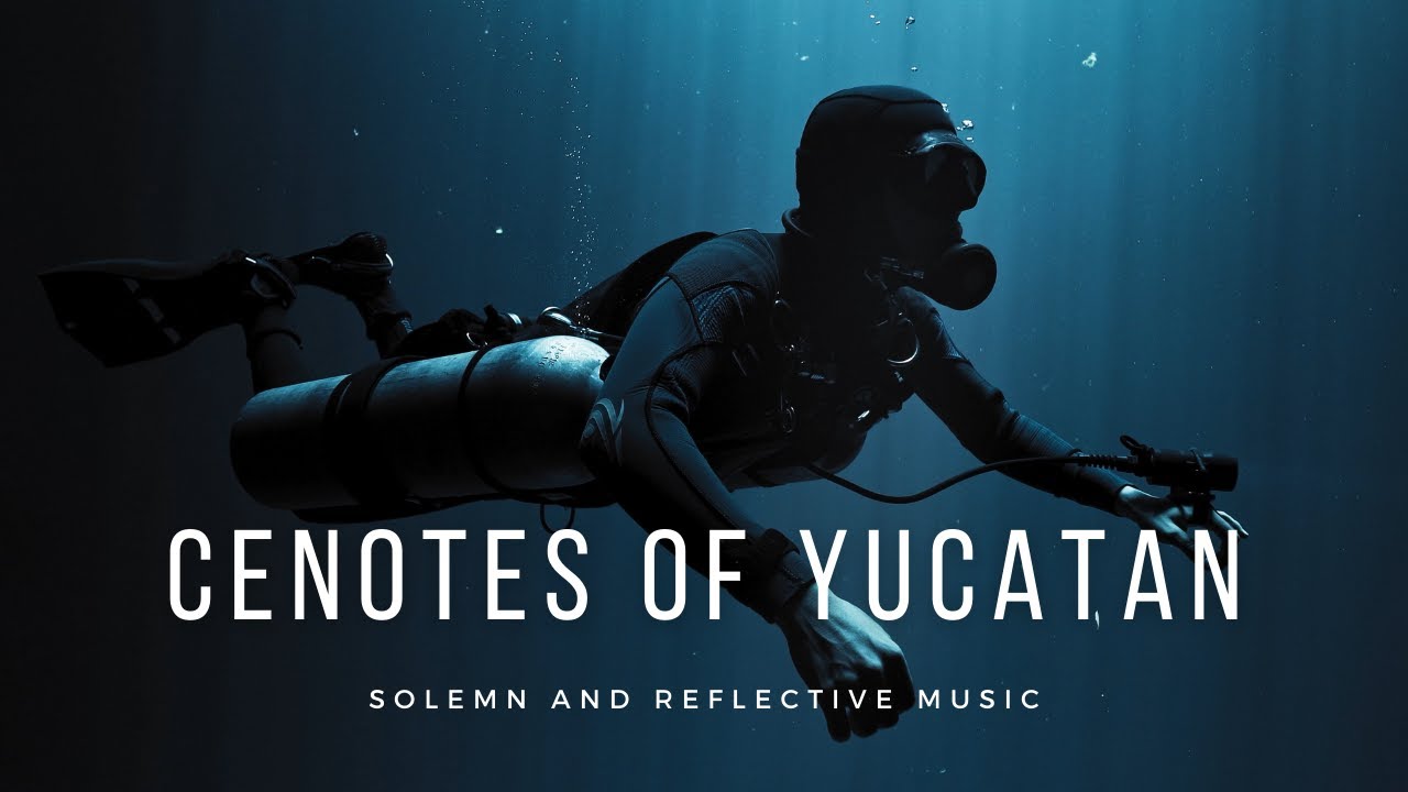 Scuba Diving and Snorkeling in the Cenotes of Yucatan, Mexico with Calm, Relaxing music | 10 hours