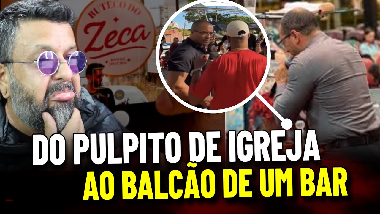 PASTOR ABRE BAR EM JOINVILLE SC   A QUEDA DO AP  AINLTON NOVAIS CATEDRAL IMAGEM E SEMELHANÇA