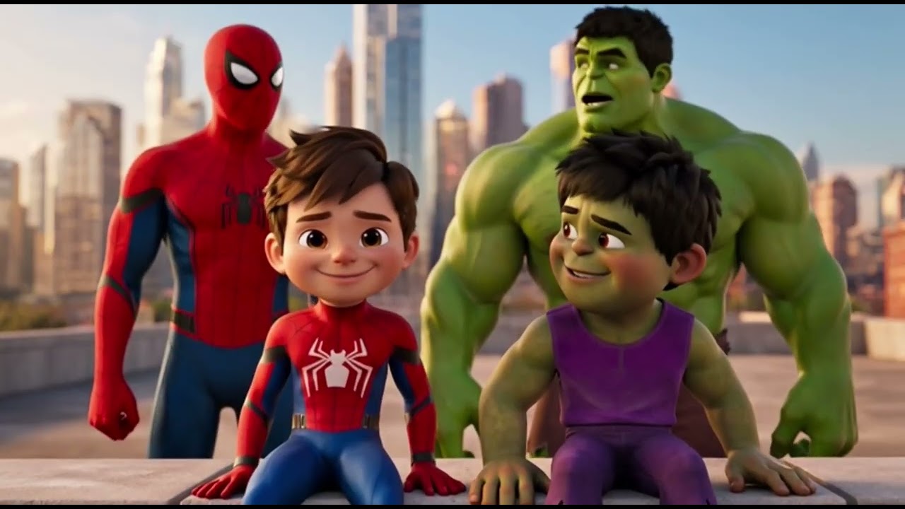 “Hulk’s Son in Danger, Spider-Man’s Kid Calls for Help.