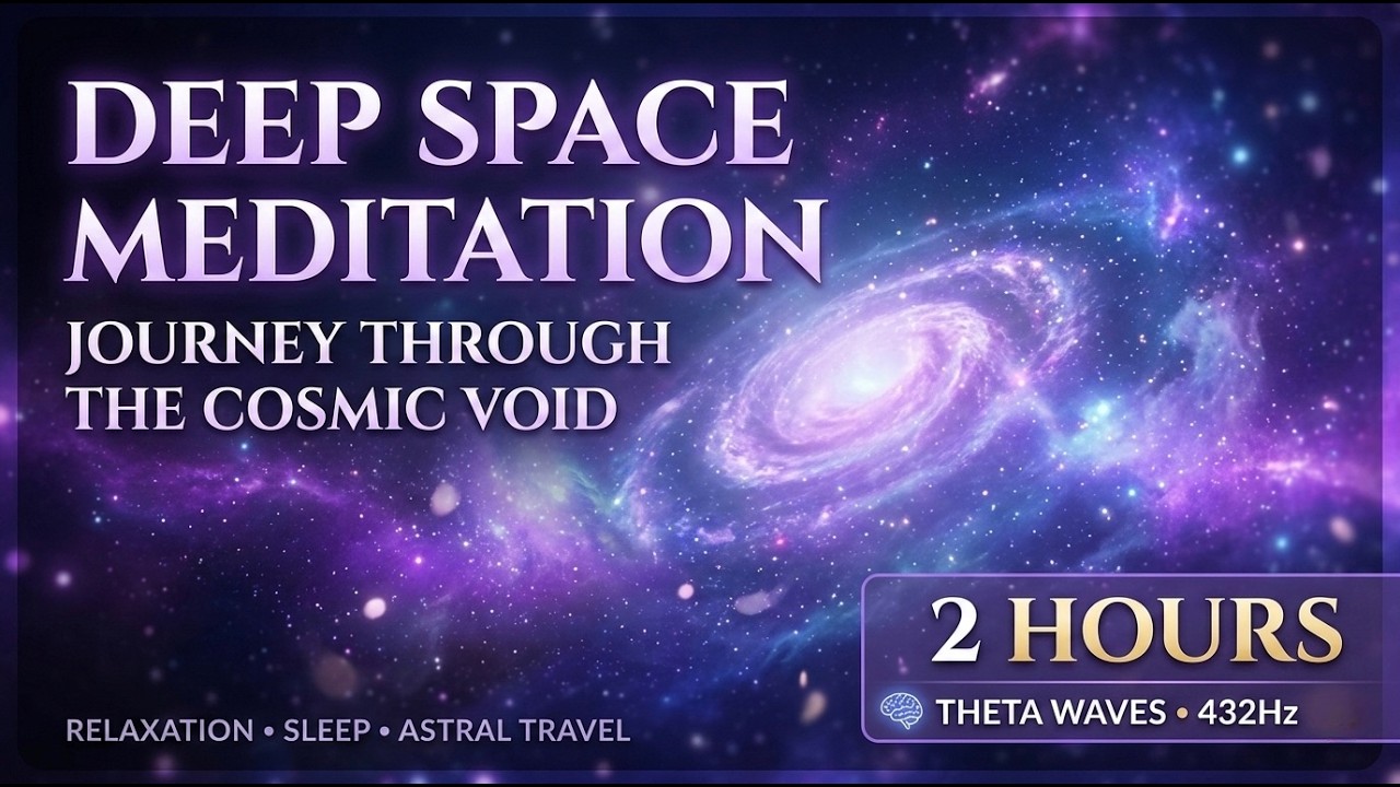 Journey Through the Cosmic Void: 2 Hours of Deep Theta Meditation • Astral Travel & Relaxation