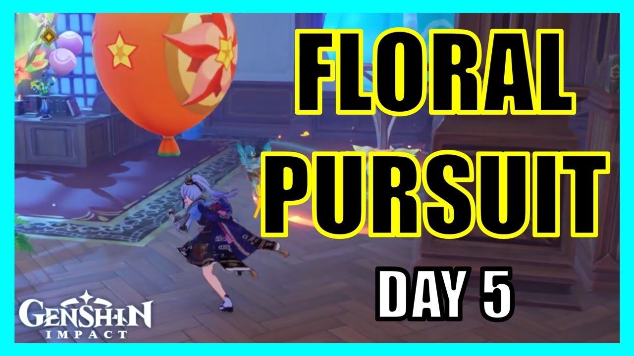 Day 5: Floral Pursuit (Shimmering Wind) - Genshin Impact