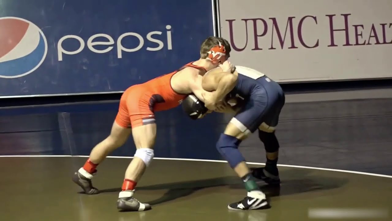 125lbs Joey Dance (Virginia Tech) dec LJ Bentley (Pitt)