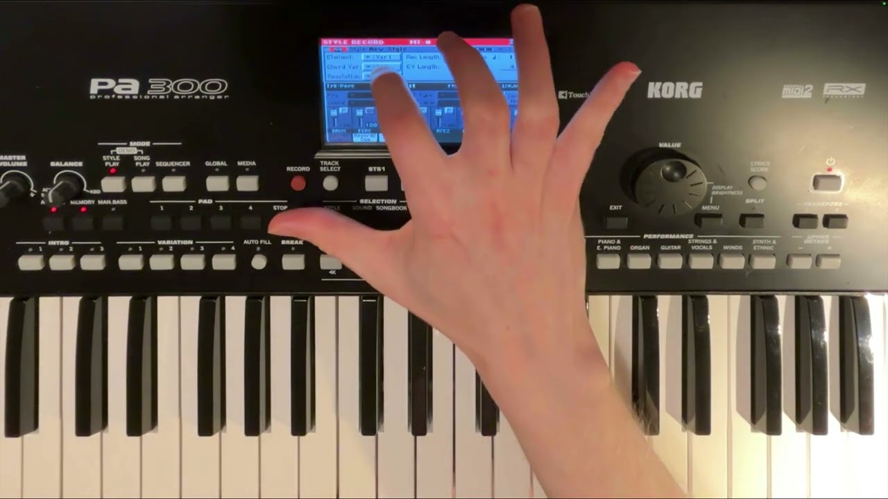 How to make a style on Korg PA Arranger keyboards!