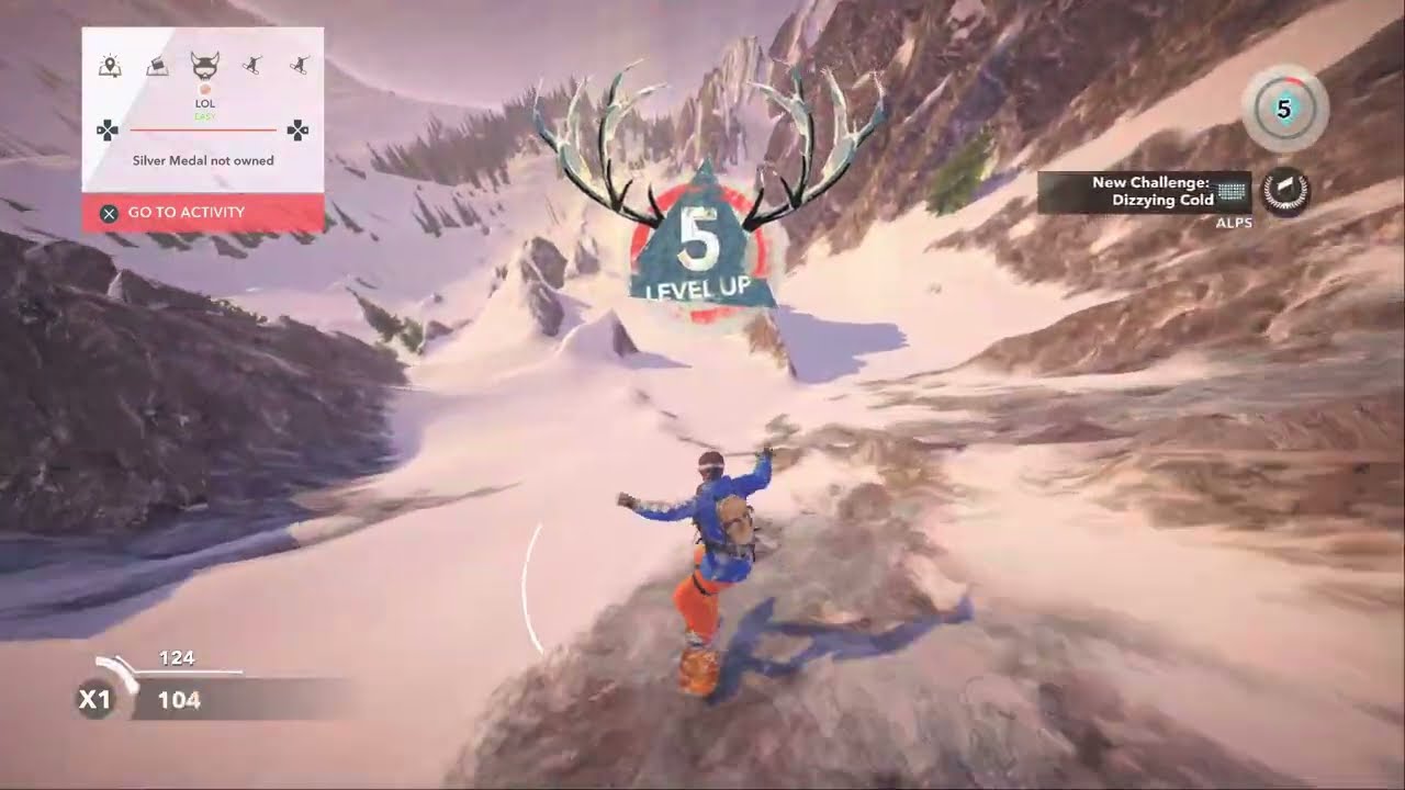 STEEP Snow Skiing, PS4 Snowboard game