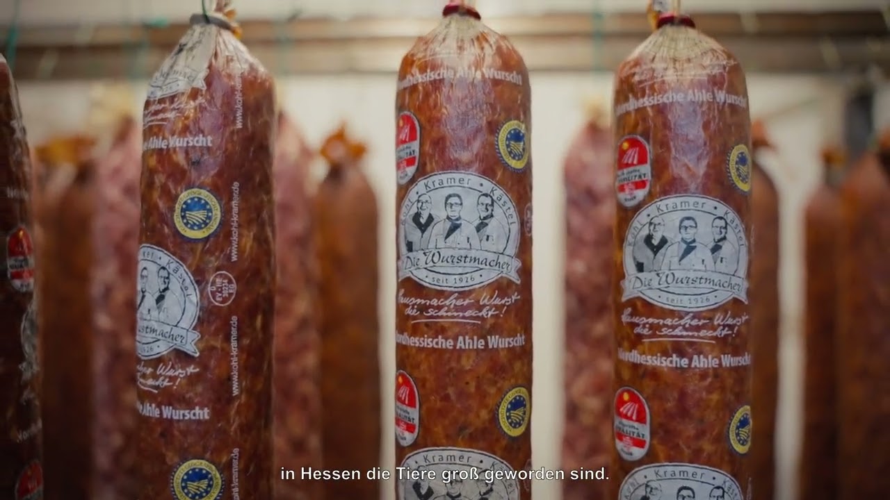 Ahle Wurscht ist regionalgeschützt | Fleischerei Kohl-Kramer Erzeugerfilm