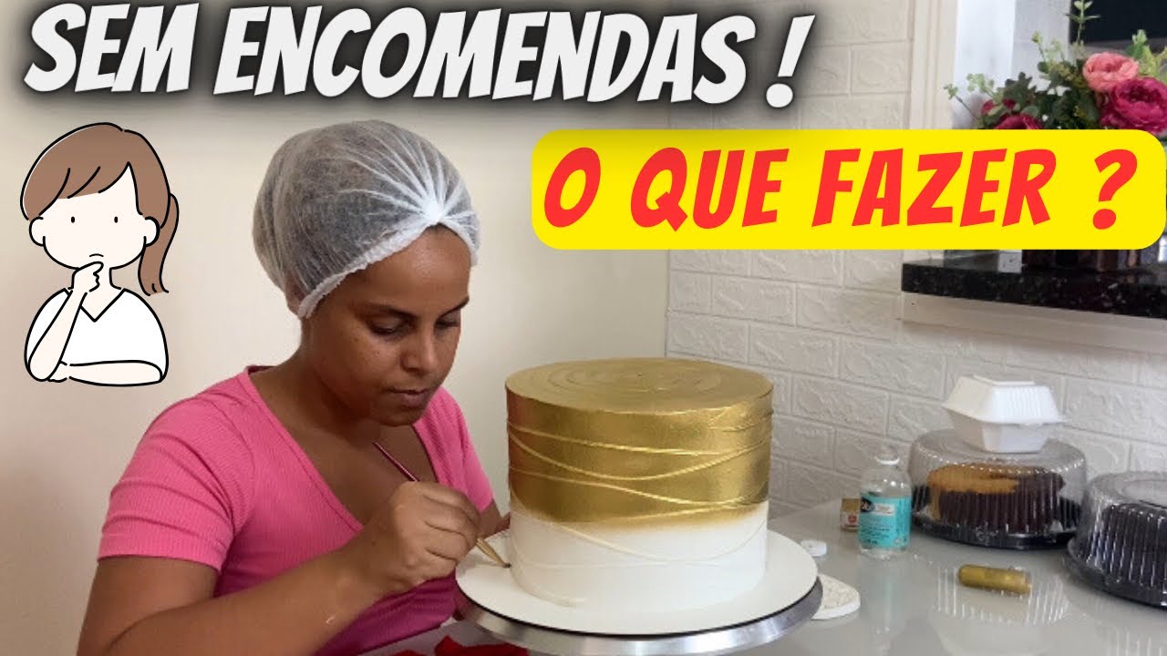 FIQUEI UMA SEMANA SEM DECORAR UM BOLO , [ eles salvaram nossa renda ! ]😃