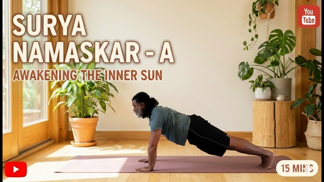 Surya Namaskar A | 15 Mins | Yoga with Shrikanth