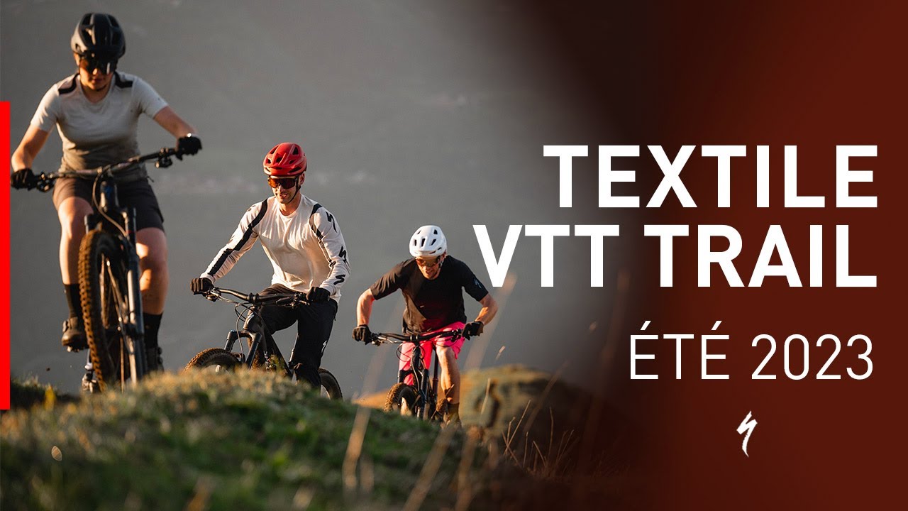 Collection textile &eacute;t&eacute; VTT Trail Specialized 2022 - Single en Montagne