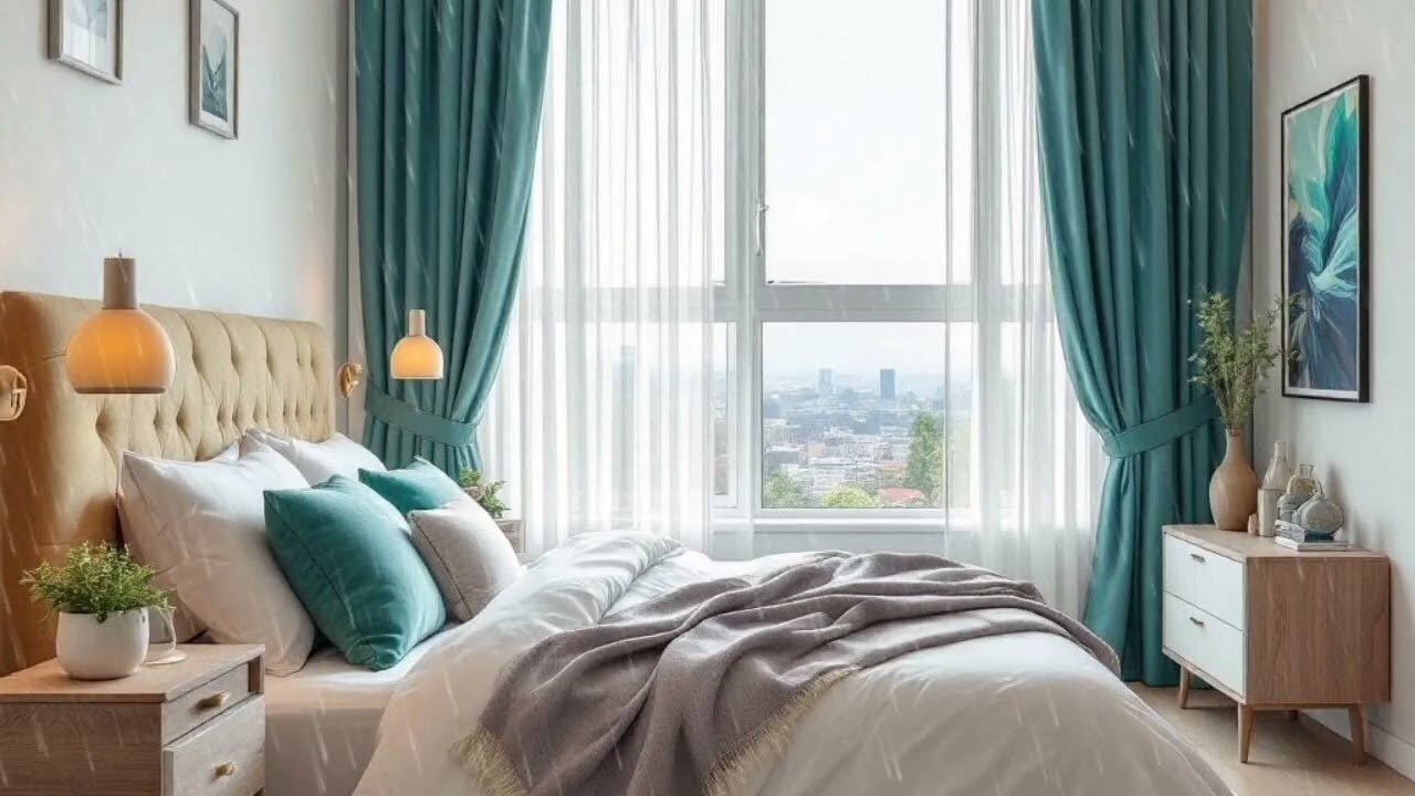 Deep sleeping rain WHITE NOISE house 360 audio 