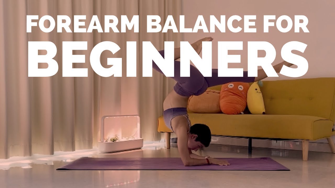 Forearm balance (Pincha Mayurasana)