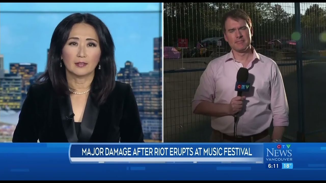 Riot erupts at music festival in East Vancouver