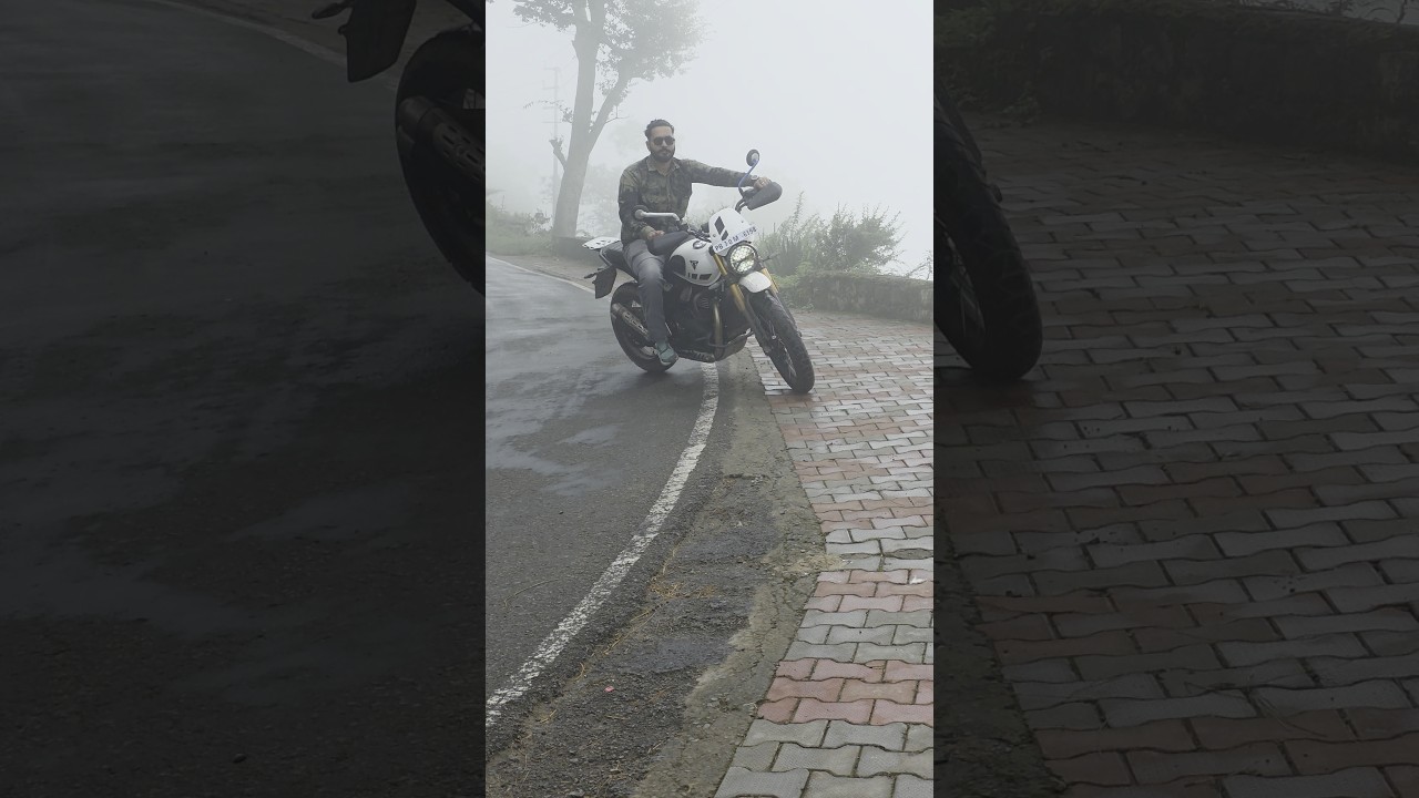 Triumph Scrambler 400 XC Exaust Sound 💥 Vanilla White 