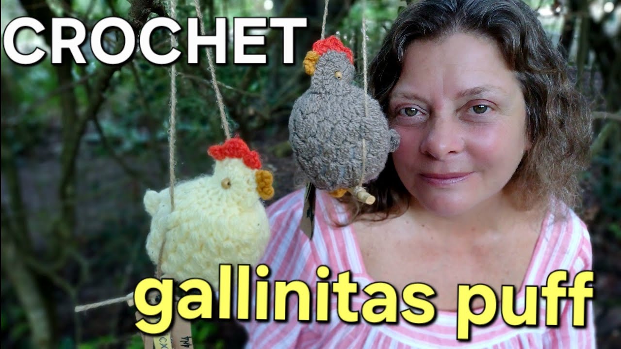POLLITAS colgantes en CROCHET