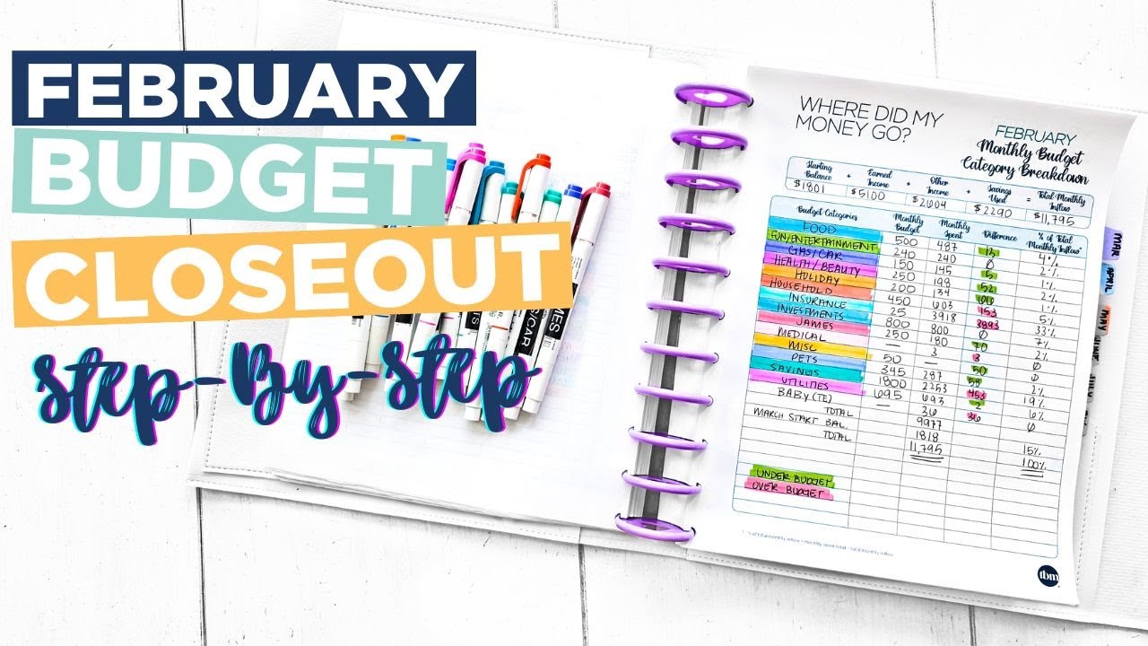CLOSING OUT MY BUDGET | Step-By-Step + Budget With Me