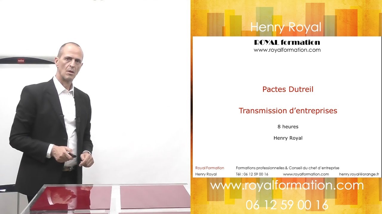 Pacte Dutreil transmission d'entreprise. Tout savoir du pacte dutreil