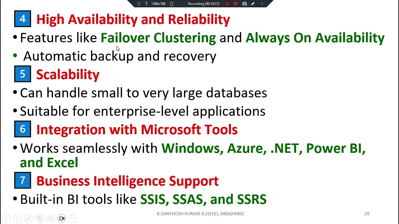 SQL Server Advantages | Features, Benefits & Uses