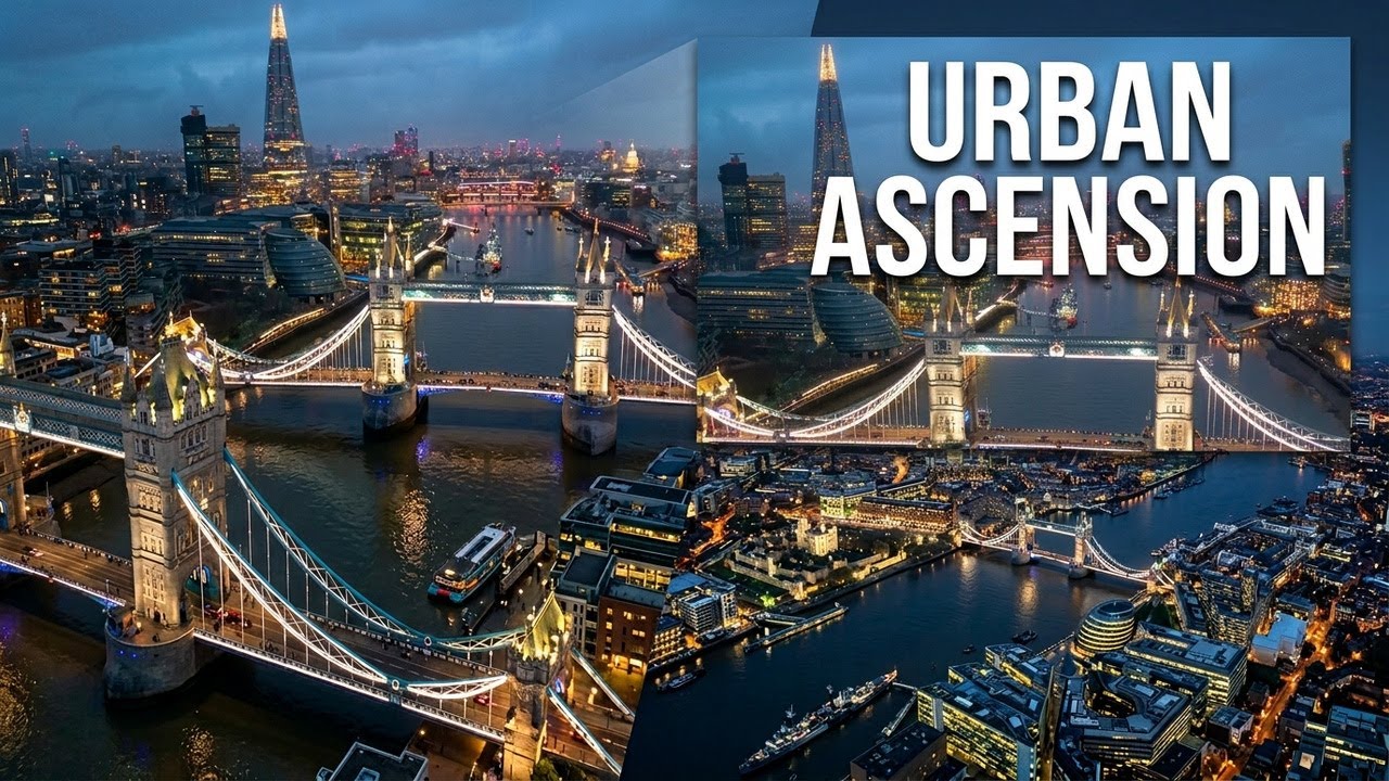 Aerial Views of London 🇬🇧 | The City from Above