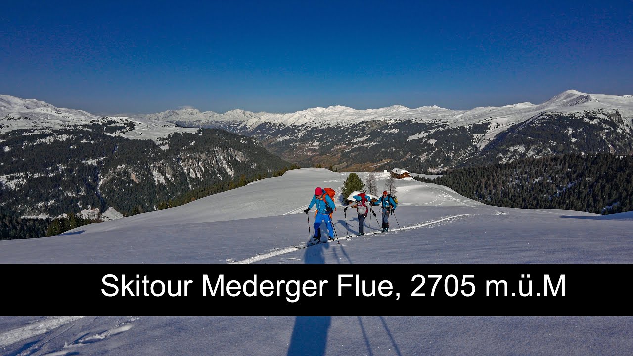 Ein weiterer Tag im Skitouren Paradies: Mederger Flue, 2705 m.ü.M