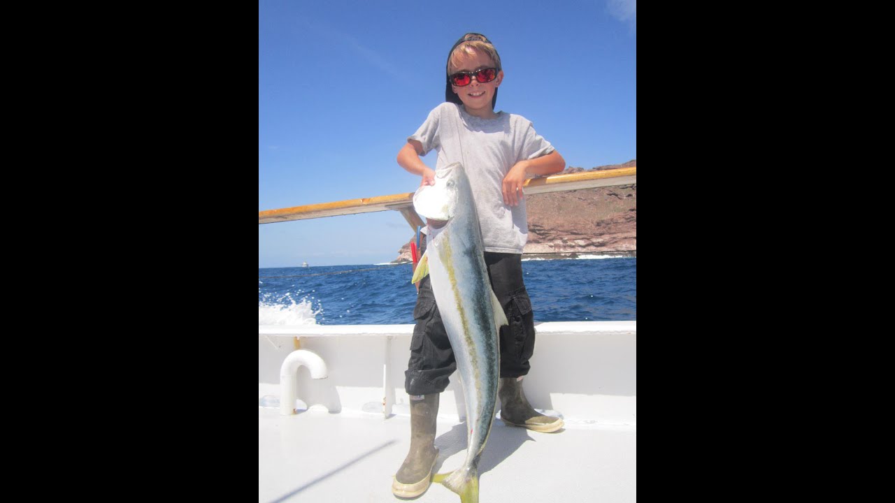 Fishing yellowtail with Gavin on the Mission Belle - 5/16/15