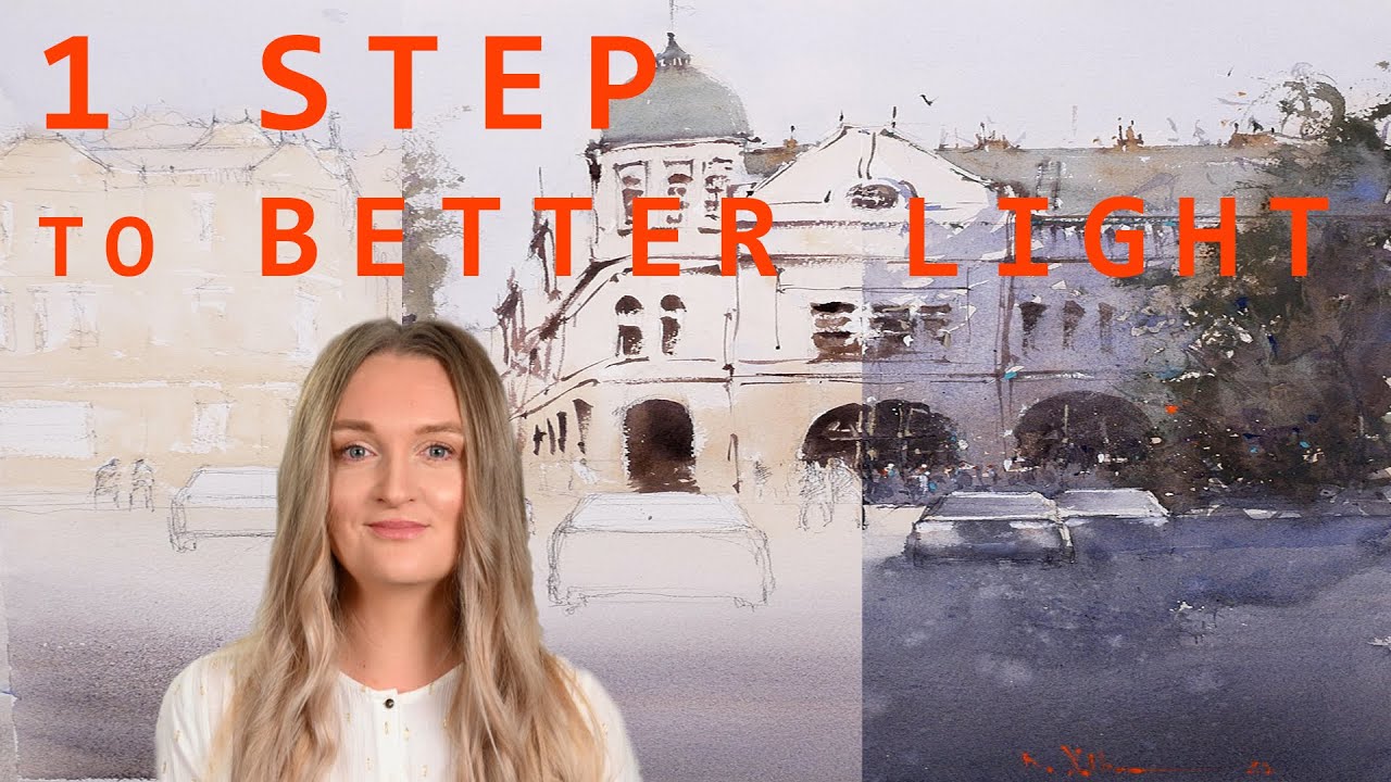 Учебник по акварели: как улучшить свет и глубину в вашей картине