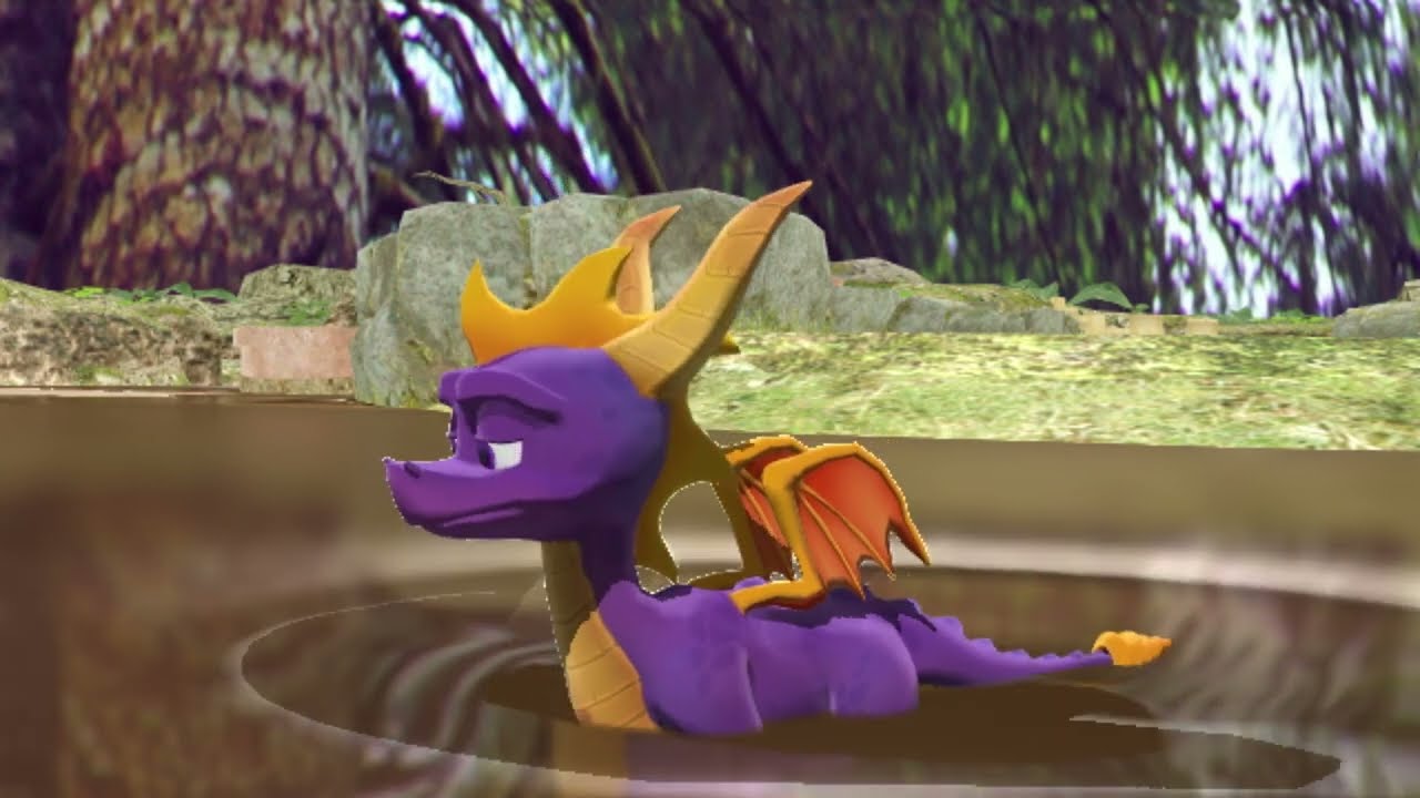 Spyro Sleep Walking into Quicksand