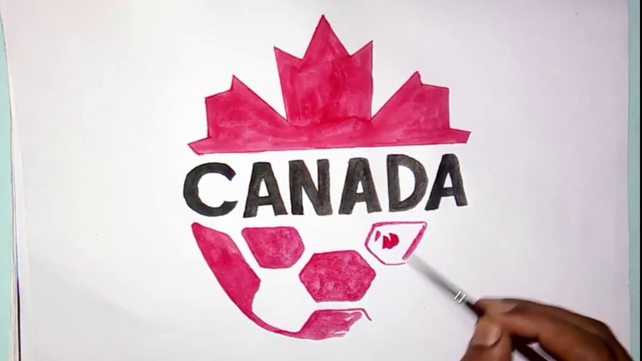 How to draw the canadian men's national soccer team logo