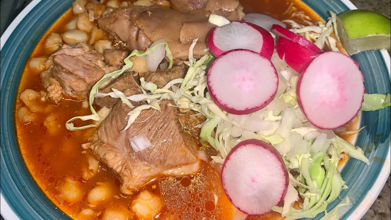 POZOLE ROJO de lata super delicioso😋