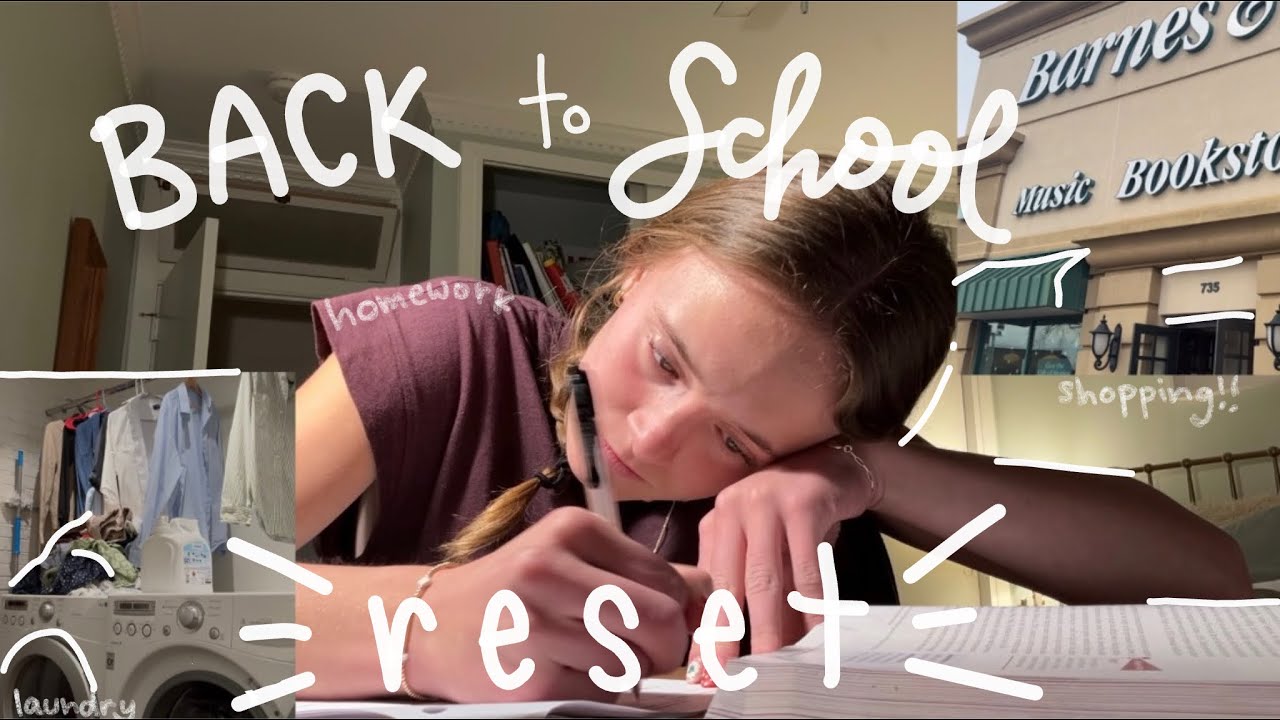 back to school RESET *after winter break* 🫧📚✍️