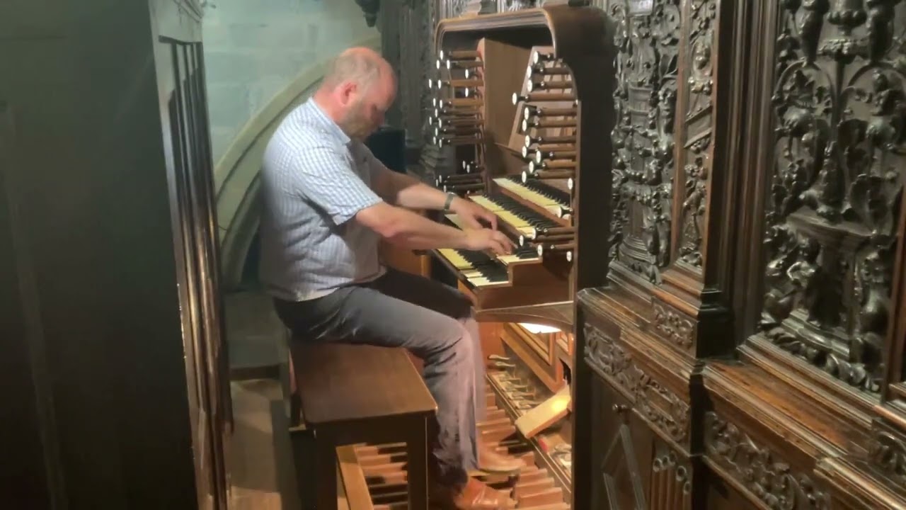 Le Cavaille-Coll organ of St.Brieuc Cathedral of St.Etienne Brittany France 🇫🇷 #2 demo.