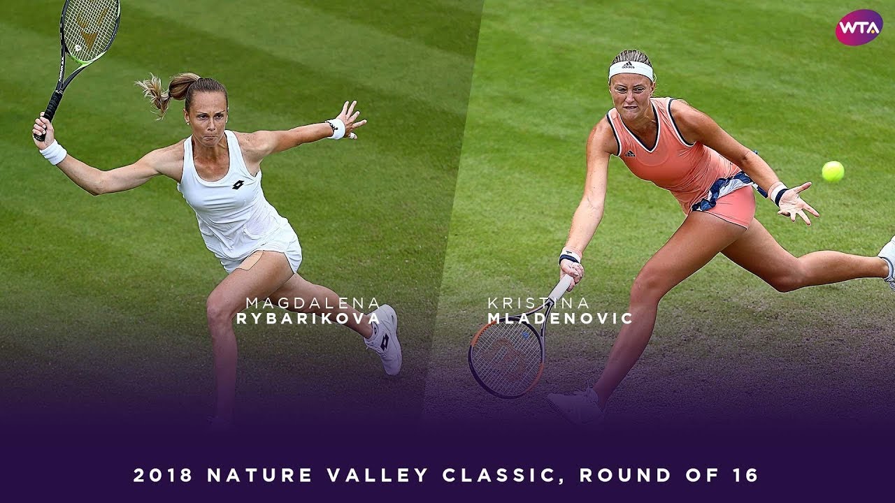 Magdalena Rybarikova vs. Kristina Mladenovic | 2018 Nature Valley Classic Round of 16