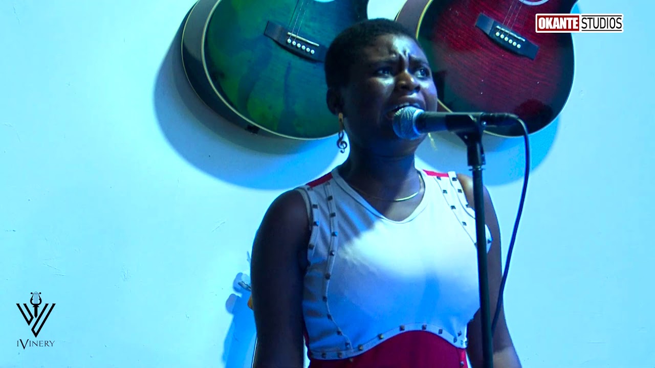 Benedicta Antwi worship session at mini jam session (Ivinery Studios)