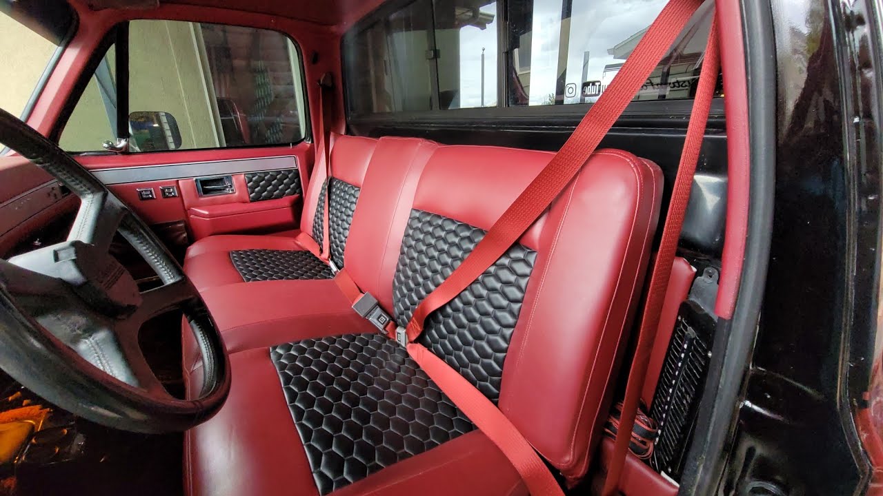 Rebuilt restored seatbelts w/ new webbing. 85 GMC Chevy squarebody Silverado k20