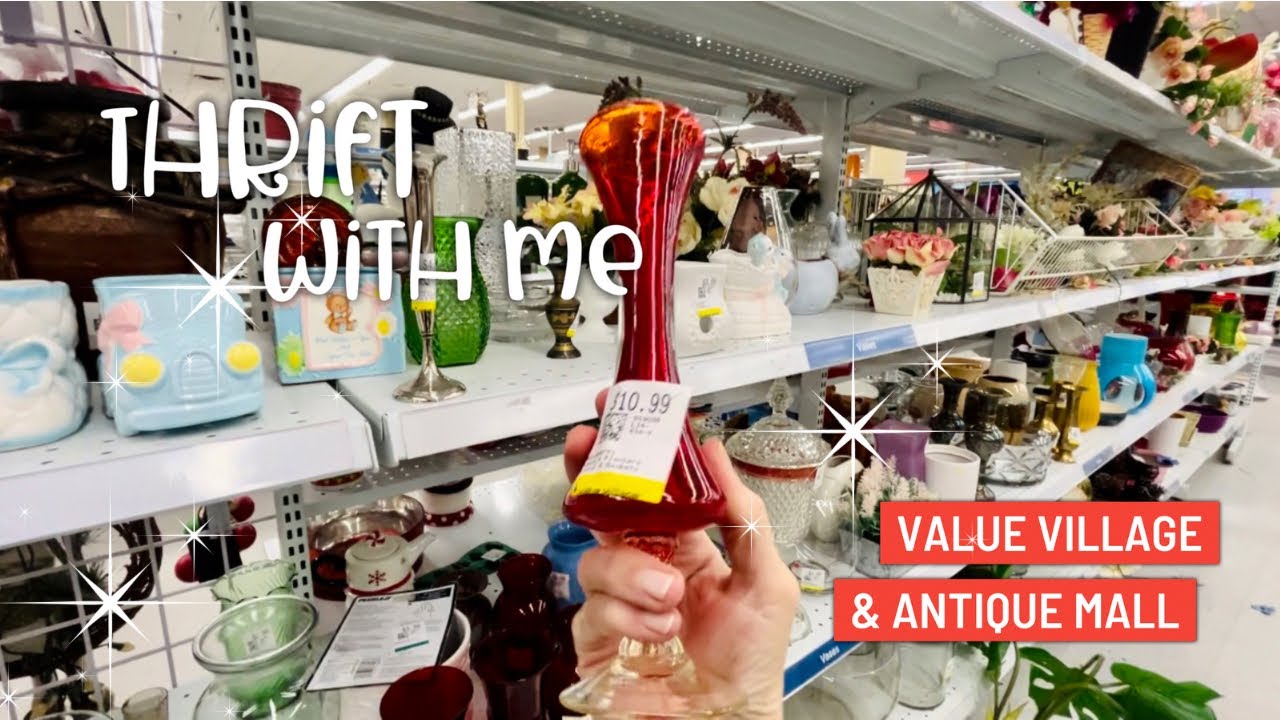Thrift With Me | Деревня секонд-хенда и антикварный центр | Винтажный декор для дома на перепрода...