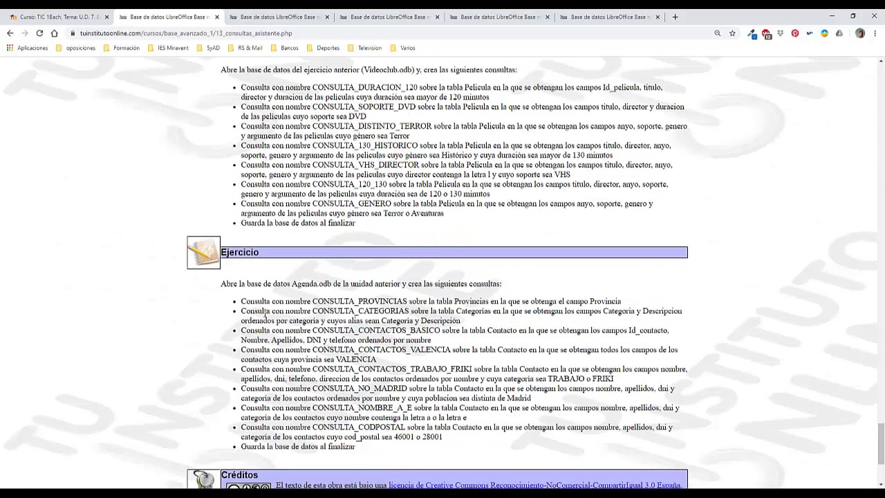 LibreOffice - Base: Consultas usando el asistente