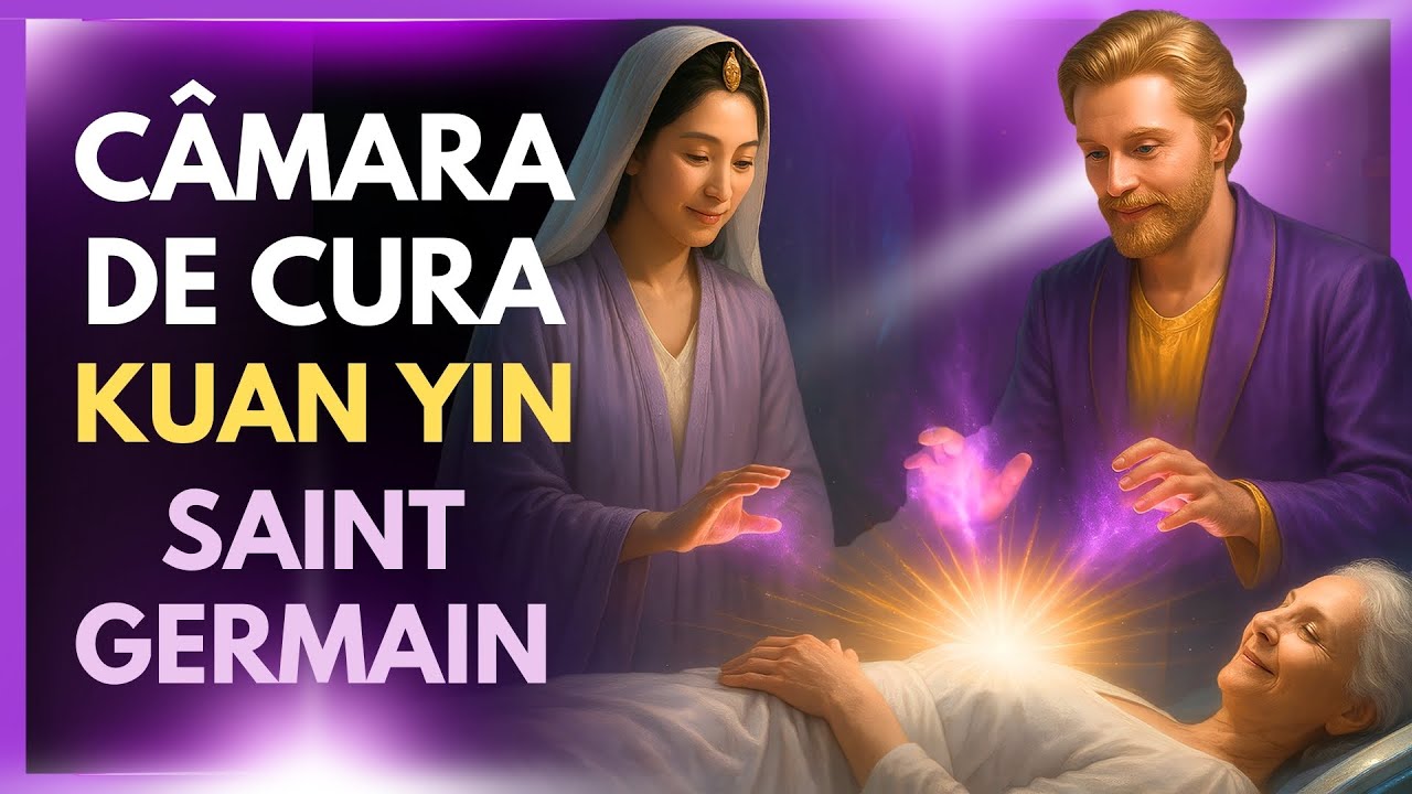 🔥 Entre na Câmara de Cura de Kuan Yin e Saint Germain ✨ Cura Profunda com Chama Violeta 🌸