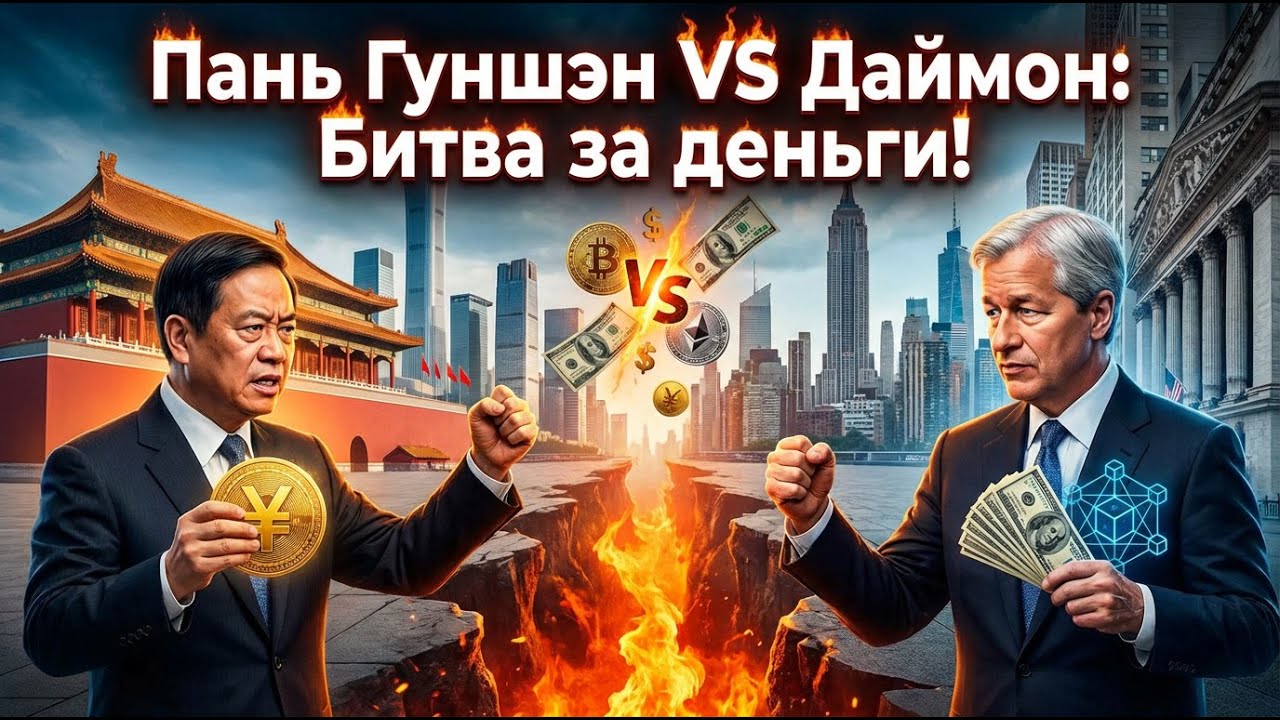 Пань Гуншэн VS Джейми Даймон: Кто контролирует будущее денег?