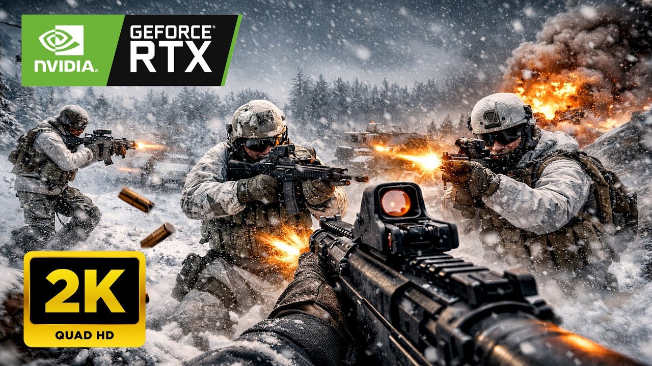 Snow Map Call of Duty: Black Ops 6 Multiplayer Gameplay