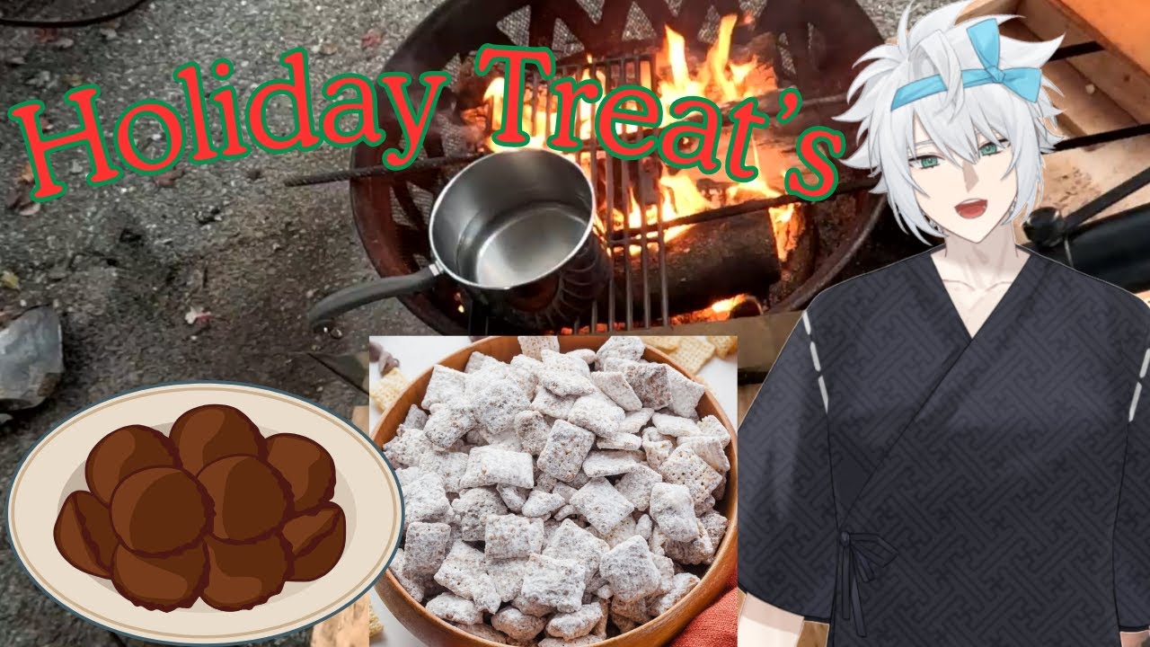 Campfire Cooking: Making My Favorite Holiday Season Treats Around The Campfire  【Handcam】