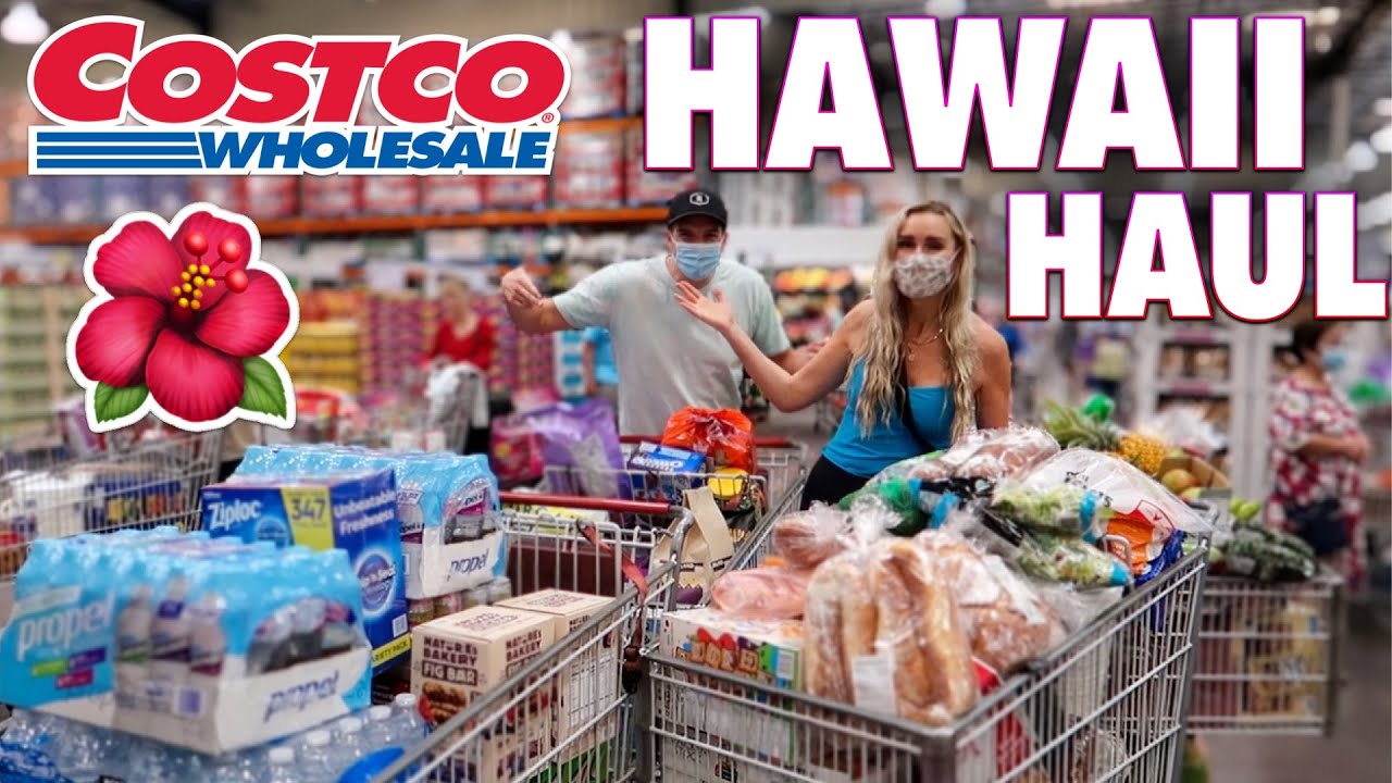 🤯 MASSIVE COSTCO HAUL! SHOPPING AT COSTCO IN HAWAII FOR HUGE PARTY HAUL SNACKS! HAWAIIAN COSTCO HAUL