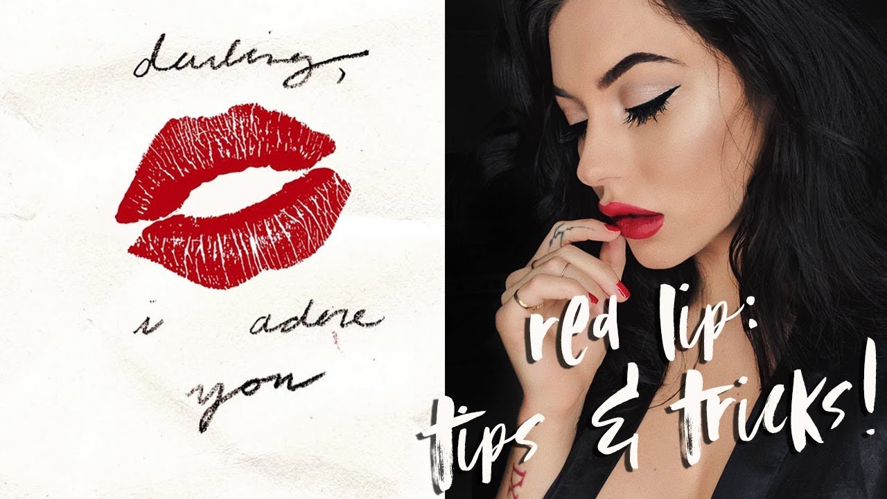 HOW TO GET THE PERFECT RED LIP - TIPS & TRICKS // ELLEKAE