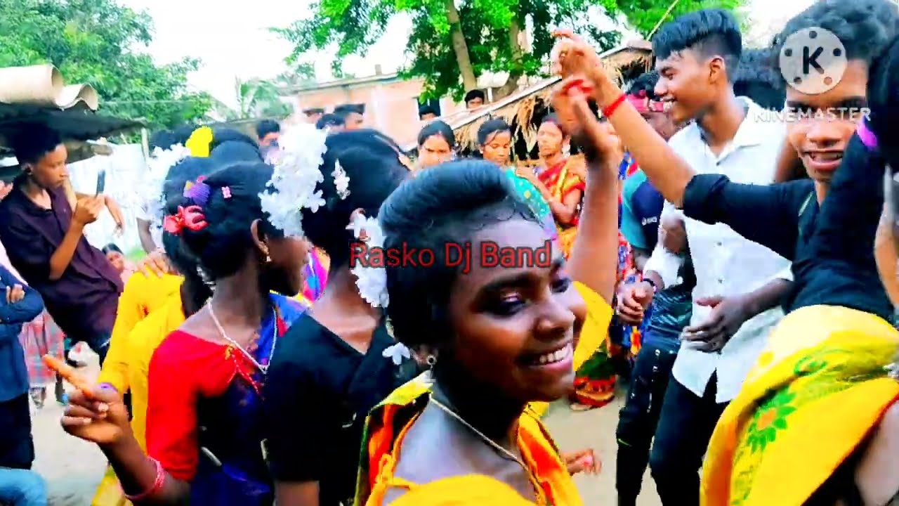Santali girls dance video in casio music banna 2024