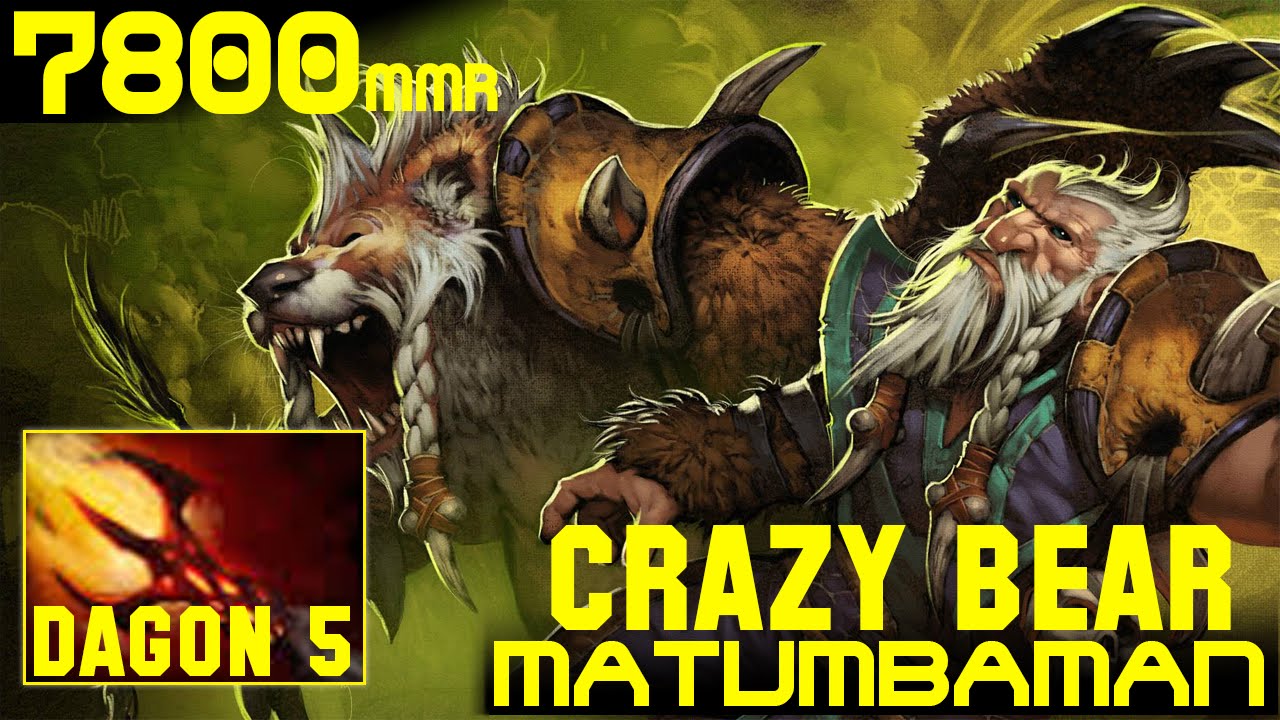 Dota 2 7800MMR Liquid.Liquid` MATUMBAMAN Lone Druid / Crazy Bear / Dagon 5 | 12/2 Cool Story 6.87