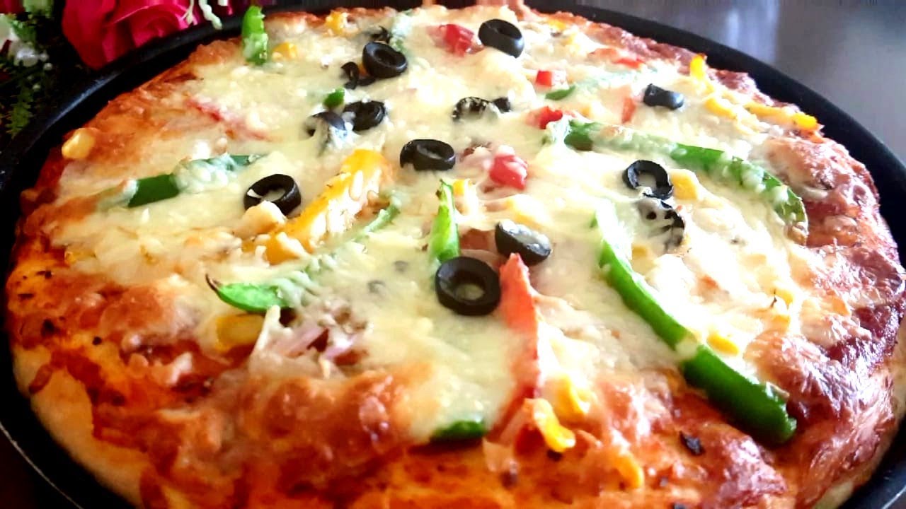 Veg Delight Pizza Recipe!